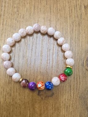 Multicolor Bead Stretch Bracelet - Women Jewelry